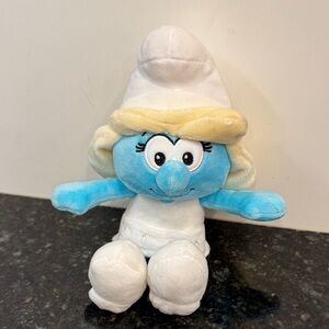 Smurfette Girl Plush Doll Stuffed Soft Toy The Smurfs. Size 10”Paramount